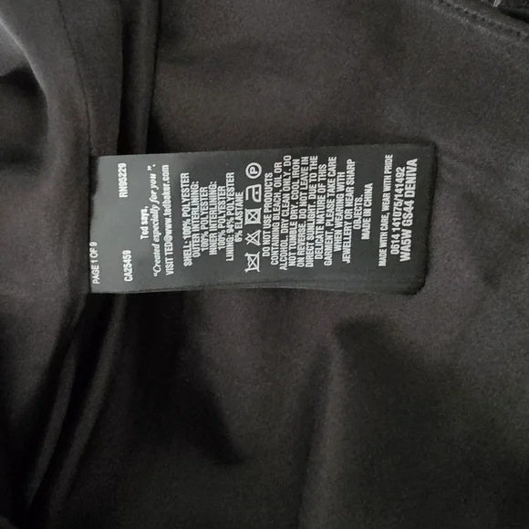 TED BAKER Floral Black Skirt Size TB4 (10) - Picture 6 of 6